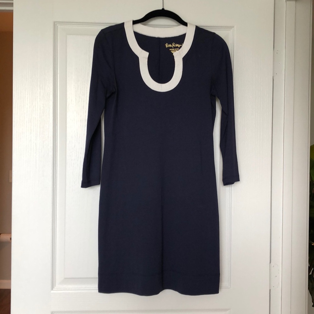 Lilly Pulitzer 3/4 sleeve shift dress